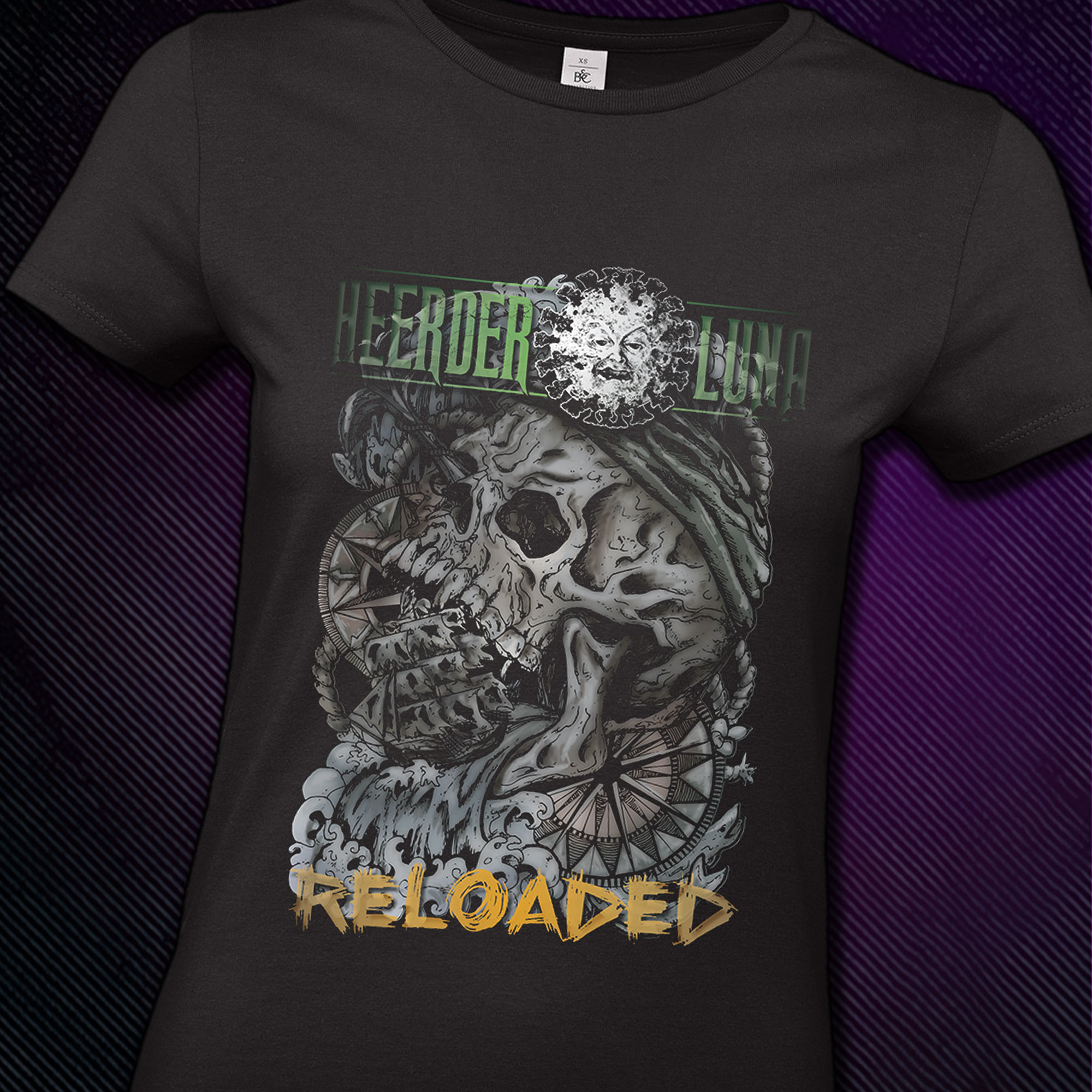 T-Shirt 2021 Damen Motiv 3: "Pirate Skull"