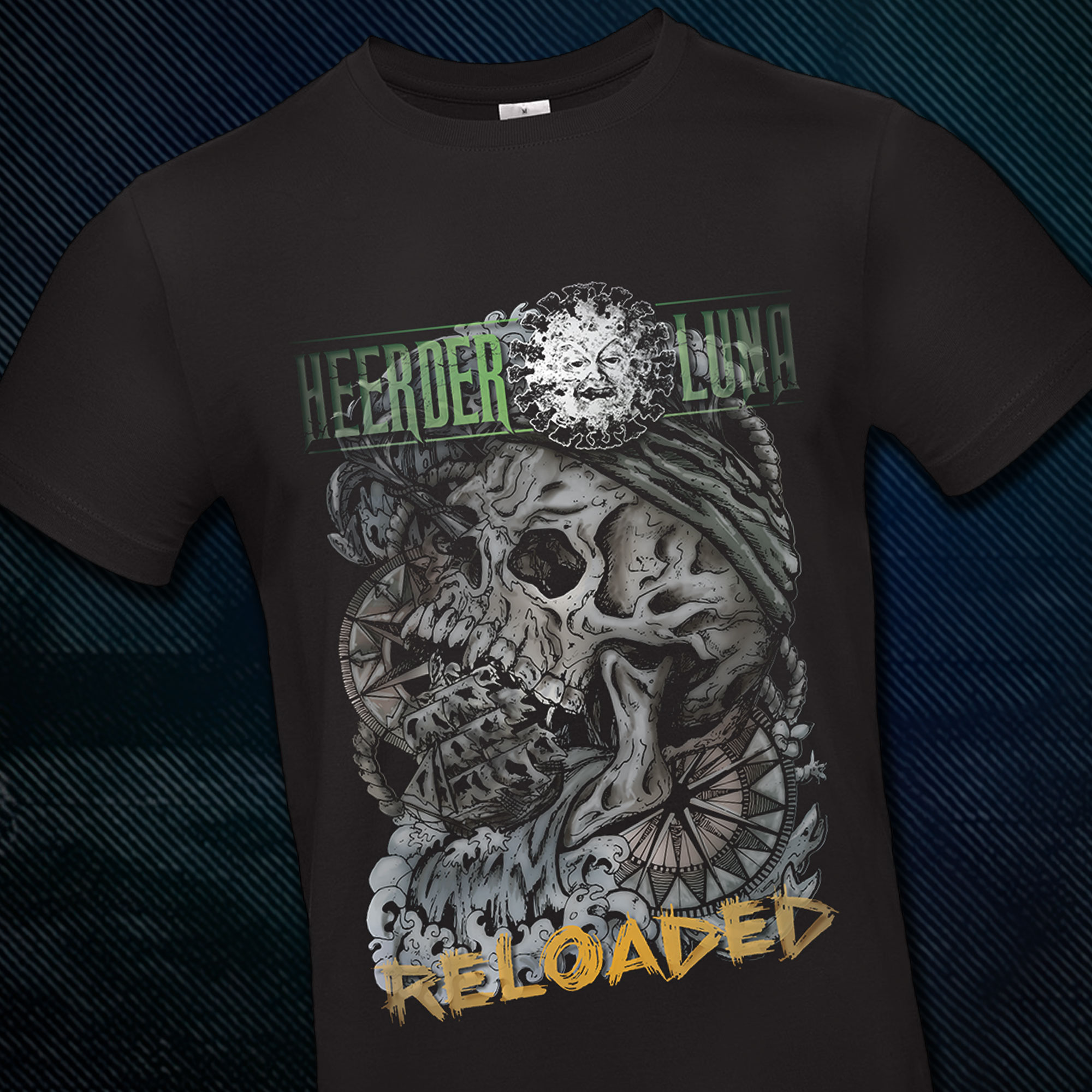 T-Shirt 2021 Herren Motiv 3: "Pirate Skull"