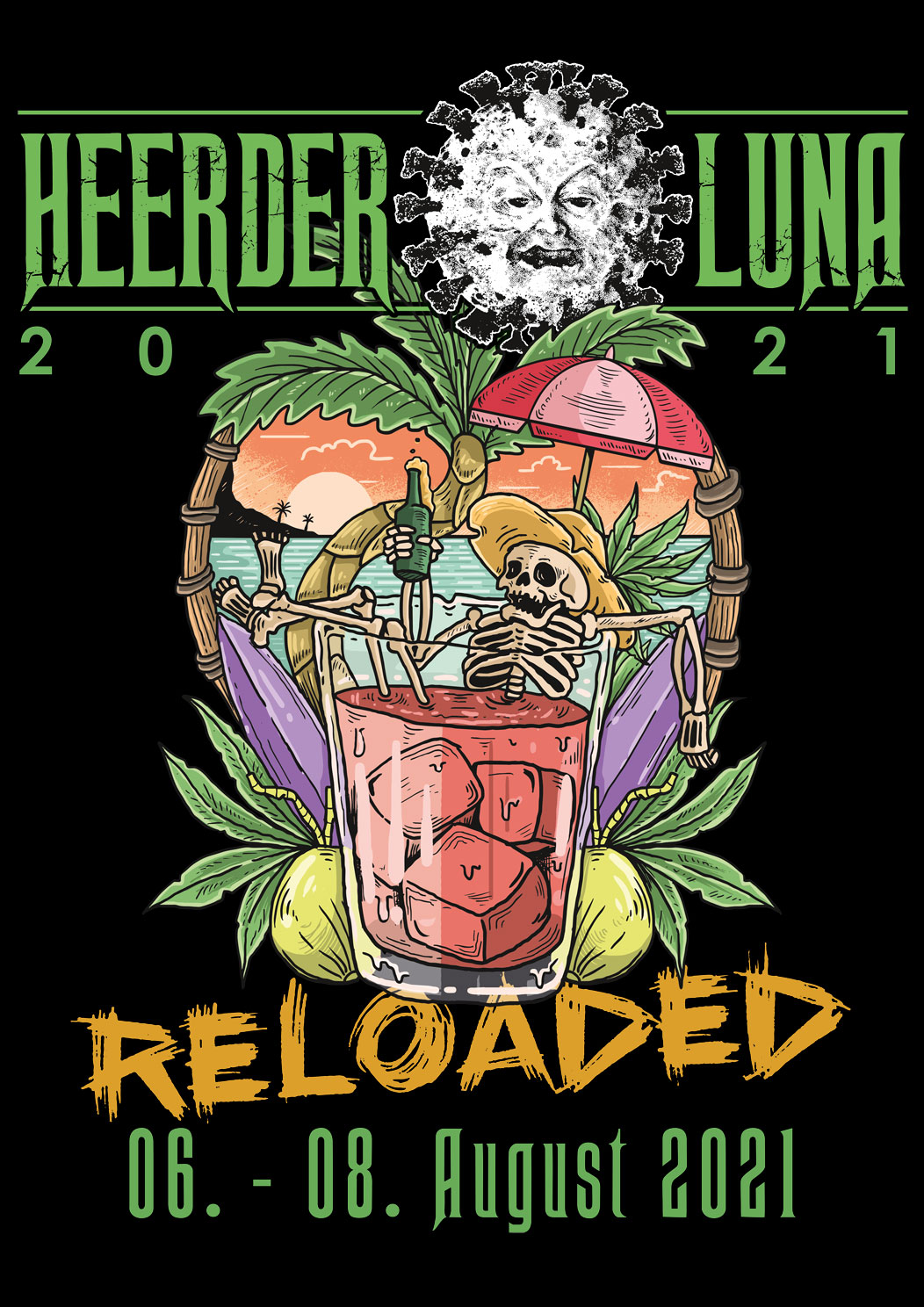 T-Shirt 2021 Herren Motiv 1: "Relax" – Bild 2