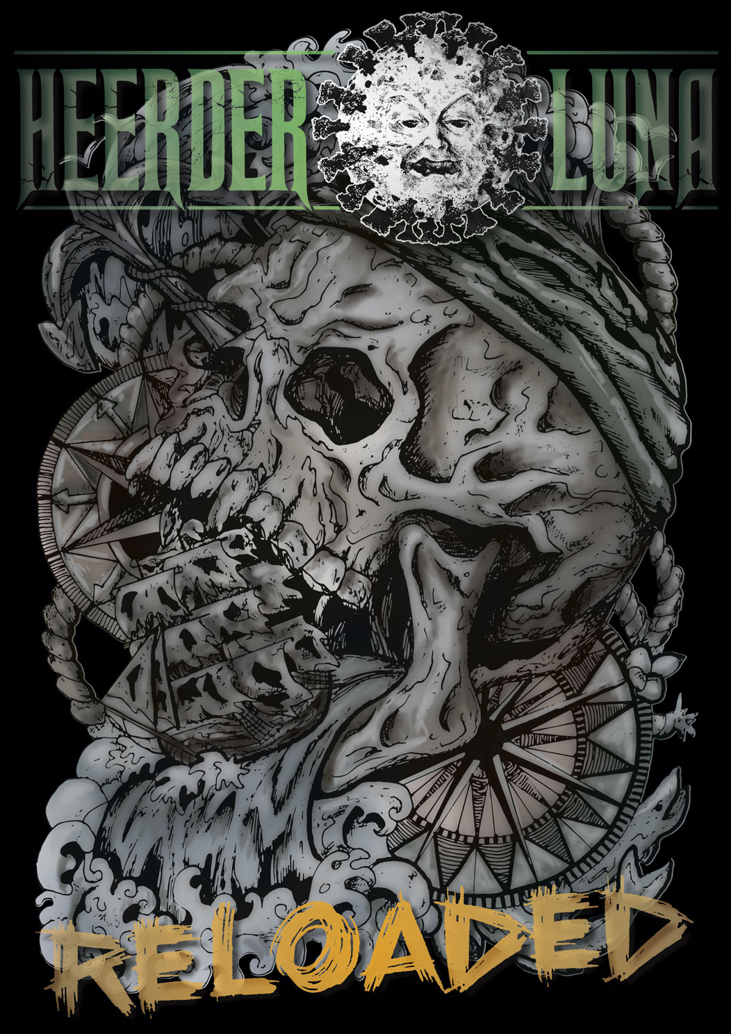 T-Shirt 2021 Damen Motiv 3: "Pirate Skull" – Bild 2